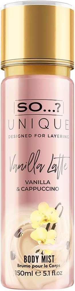 So…? Unique Women Vanilla Latte Body Mist Fragrance Spray 150ml
