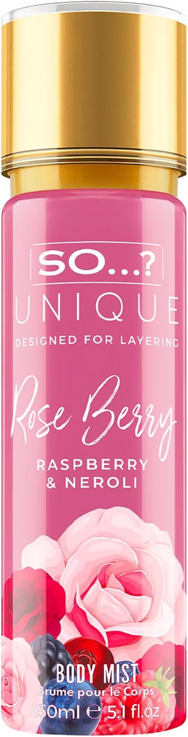 So…? Unique Women Rose Berry Body Mist Fragrance Spary 150ml