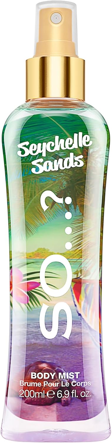 So…? Summer Escapes Womens Seychelles Sand Body Mist Fragrance Spray 200ml