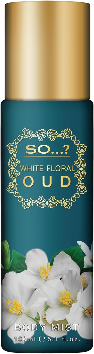 So…? White Floral Oud Body Mist Fragrance Spray for Women 150ml